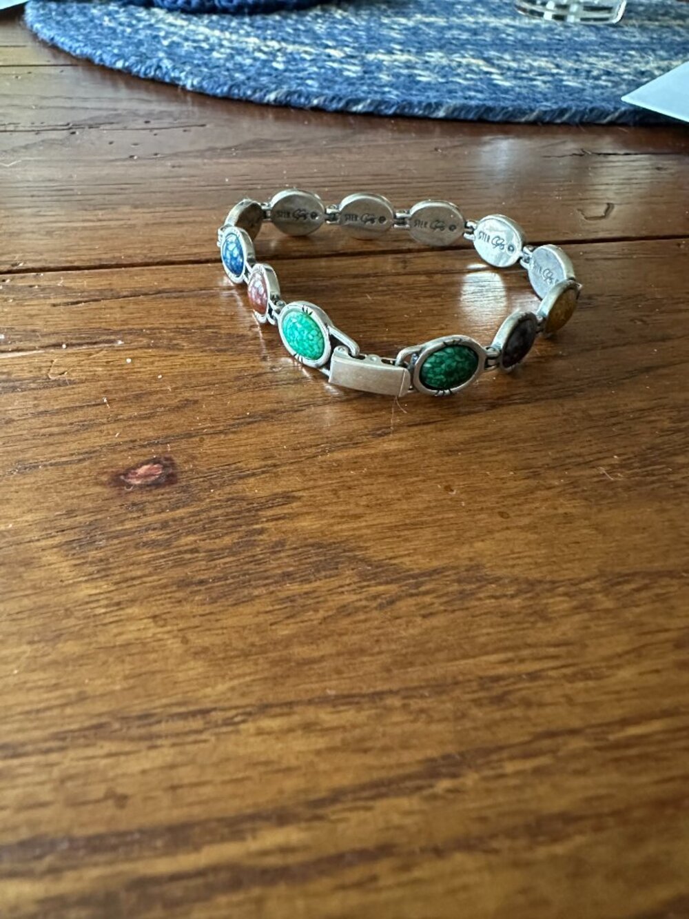 Carolyn Pollack retired Sterling Multi Stone Bracelet - Picture 5 of 5